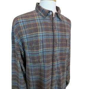 Kuhl Flannel Plaid Button Down Long Sleeve Size XXL